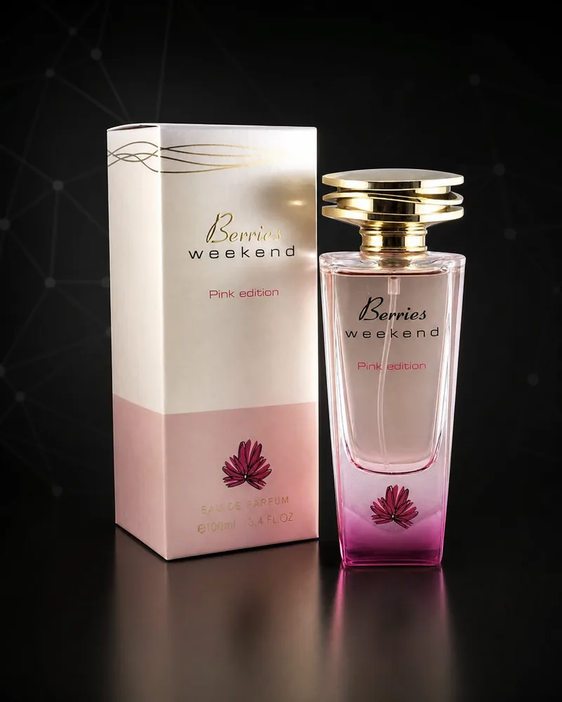 Berries Weekend Pink Edition fragrance bottle